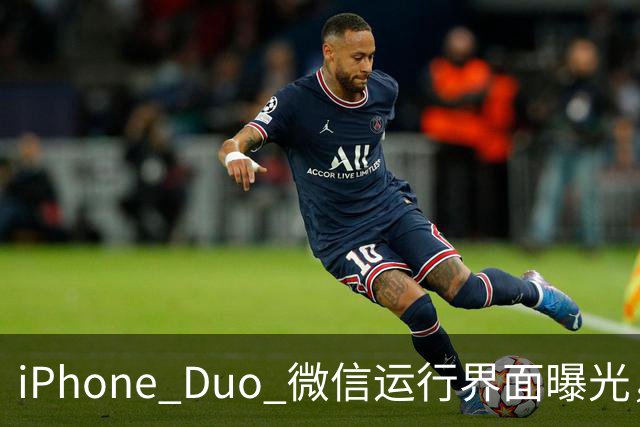 iPhone Duo 微信运行界面曝光，有点尴尬